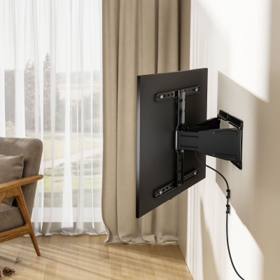 Držiak LCD TV 37 - 75" univerzálny čierny, výklopný Držiak LCD TV 37 - 75" univerzálny čierny, výklopný