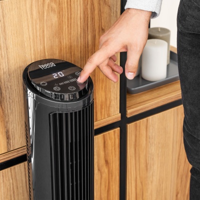 Stĺpový ventilátor s diaľkovým ovládaním 50W,74cm TEESA Stĺpový ventilátor s diaľkovým ovládaním 50W,74cm TEESA