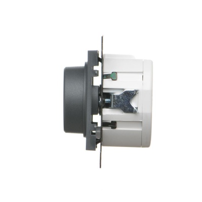 Stmievač tlačidlovo-otočný Simon 55 pre LED grafit matný