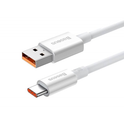 Kábel Baseus superior USB - USB-C biely 2m 66W Kábel Baseus superior USB - USB-C biely 2m 66W