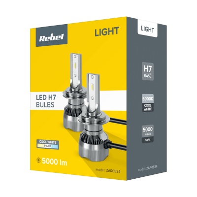 LED žiarovka do auta H7 6000K REBEL LED žiarovka do auta H7 6000K REBEL