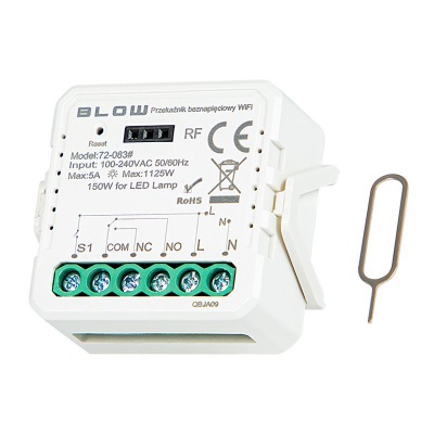 Inteligentné beznapäťové WiFi relé TUYA