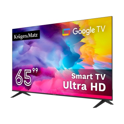 Televízor Kruger&Matz 65" (165cm)UHD Google TV H.265 DVB-S2/T2/C