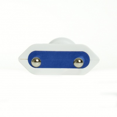 Sieťová zástrčka 230V plochá 2pin WT-1 biela