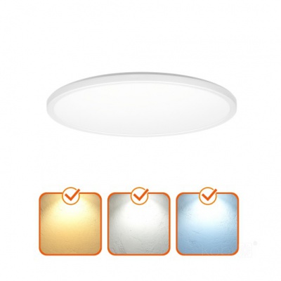Stropné LED svietidlo NIVERA CIRCLE 12W 3CCT IP54 Premium biele