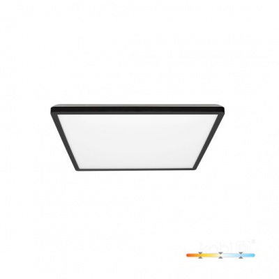 Stropné LED svietidlo NIVERA SQUARE 12W 3CCT IP54 Premium čierne