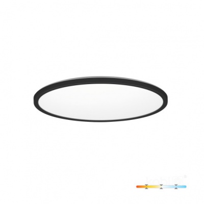 Stropné LED svietidlo NIVERA CIRCLE 12W 3CCT IP54 Premium čierne