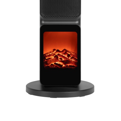 Stĺpový elektrický ohrievač PTC s imitáciou krbu TEESA 800/2000W