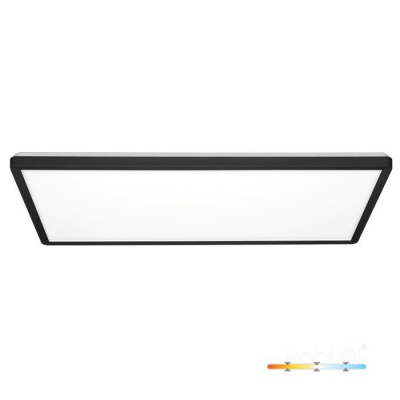 Stropné LED svietidlo NIVERA SQUARE 32W 3CCT IP54 Premium čierne