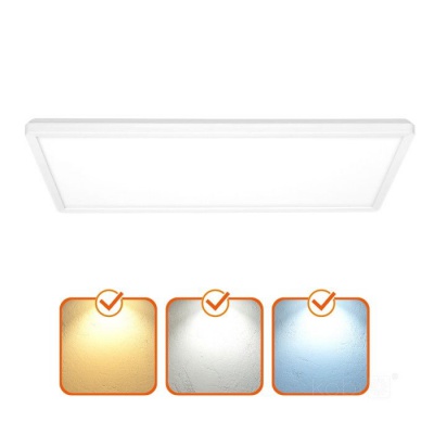 Stropné LED svietidlo NIVERA SQUARE 32W 3CCT IP54 Premium biele
