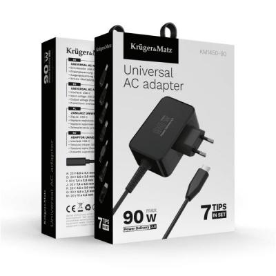 Univerzálny napájací adaptér 90W s PD, 7 koncoviek