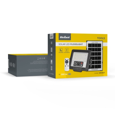 Solárny LED reflektor PIR s DO 60W