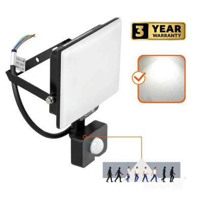 LED Reflektor DELYO MHNC 30W 4000K IP54 senzor Premium