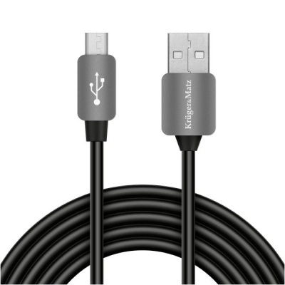 Kábel USB A - micro USB 1m Kruger&Matz Kábel USB A - micro USB 1m Kruger&Matz