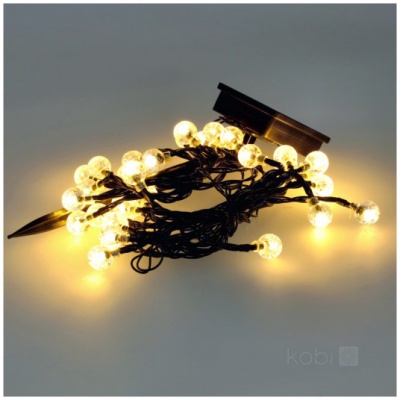 Dekoratívne solárne osvetlenie SOLAR 30 LED AURA 3000K LED2B