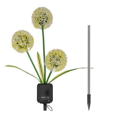 Dekoratívne solárne záhradné svietielka Rebel okrasný cesnak