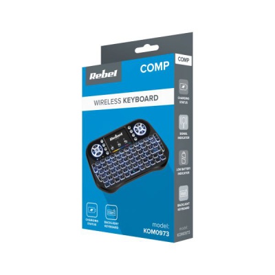 Klávesnica bezdrôtová Mini Q5 Smart TV BOX REBEL Klávesnica bezdrôtová Mini Q5 Smart TV BOX REBEL