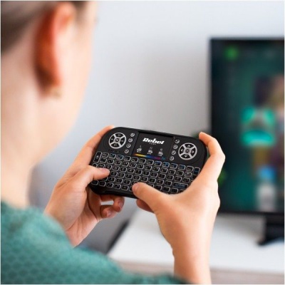Klávesnica bezdrôtová Mini Q5 Smart TV BOX REBEL Klávesnica bezdrôtová Mini Q5 Smart TV BOX REBEL