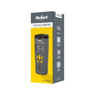 Merací prístroj REBEL RB-0015 - meranie vzdialenosti Merací prístroj REBEL RB-0015 - meranie vzdialenosti