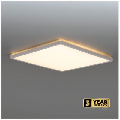 Stropné LED svietidlo NIVERA SQUARE 12W 3CCT IP54 senzor biele