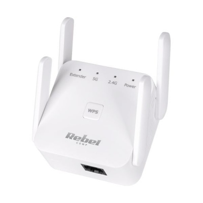 WiFi Extender-zosilňovač bezdrôtovej Wi-Fi siete 2.4/5GHz REBEL