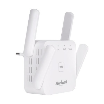 WiFi Extender-zosilňovač bezdrôtovej Wi-Fi siete 2.4/5GHz REBEL