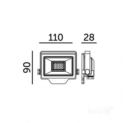 LED Reflektor DELYO MHN 20W 4000K IP54 Premium