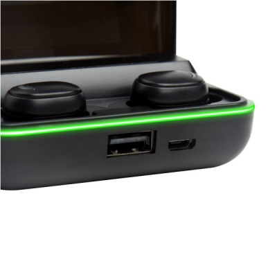 Bezdrôtové slúchadlá do uší Rebel SN-E10 s powerbankou