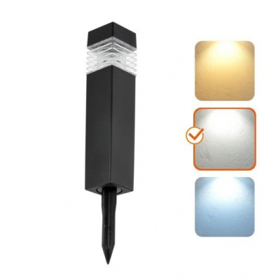 Záhradné solárne svietidlo AURORA 4000K 1ks