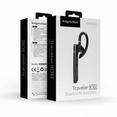 Slúchadlo bluetooth Kruger&Matz Traveler K16
