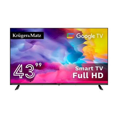 Televízor Kruger&Matz 43" (108cm)FHD Google TV DVB-T2/S2/T/C