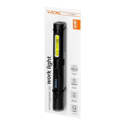 Vreckové LED svietidlo 5+3W, 300+70lm, 600mAh