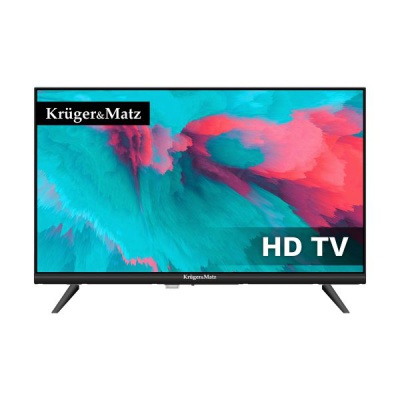 Televízor Kruger&Matz 24" (61cm) HD DVB-T2 H.265 HEVC 230/12V