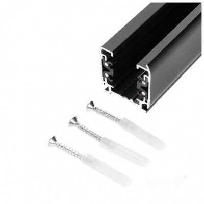 Lišta 3 vodičová 2m čierna pre LED NEXTRACK