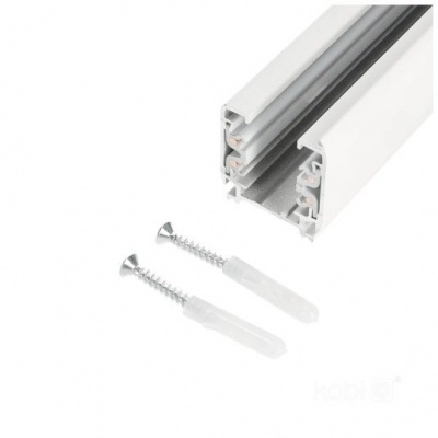 Lišta 3 vodičová 1m biela  NEXTRACK