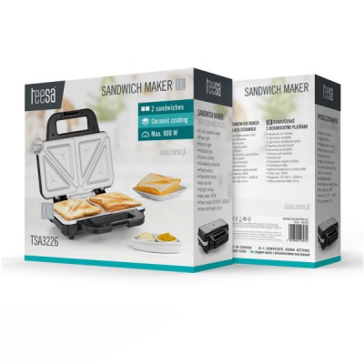 Sendvičovač s keramickými platňami XXL TEESA
