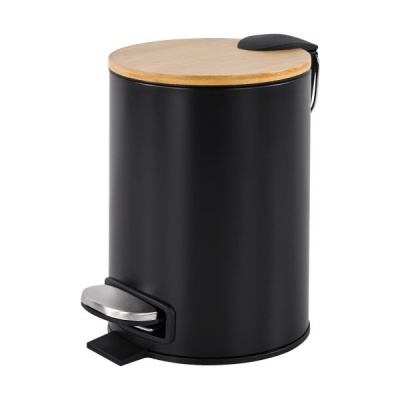 Odpadkový kôš do kúpeľne 3l čierny TEESA