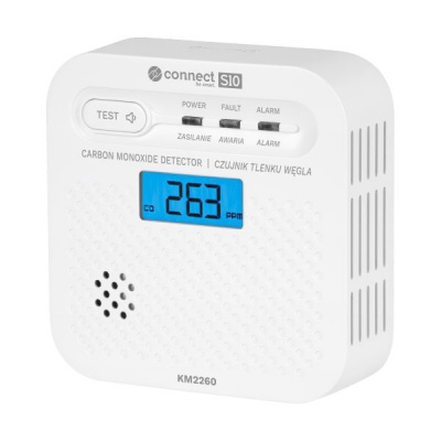 Detektor oxidu uhoľnatého Kruger&Matz Connect S10 Tuya