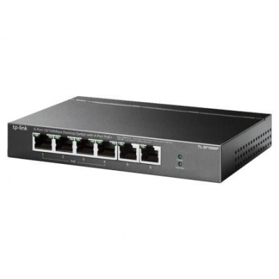 Switch TP-LINK TL-SF1006P PoE 6 portov 10/100Mbps (4xPoE)