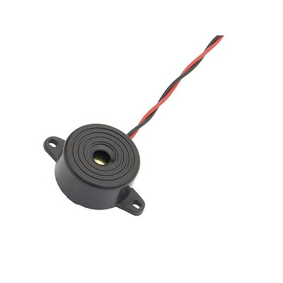 Bzučiak FY248 12V čierny