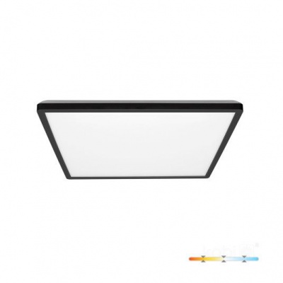 Stropné LED svietidlo NIVERA SQUARE 24W 3CCT IP54 Premium čierne