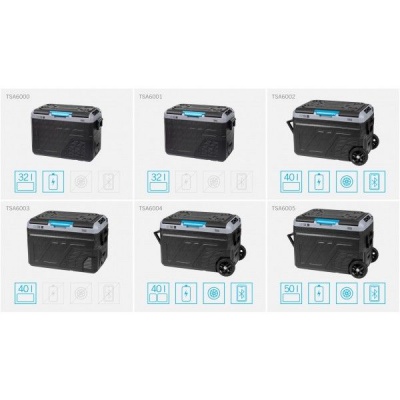 Prenosná chladnička bluetooth s mrazením 40L DC12/24V AC 230V