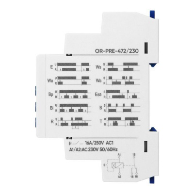 Časové relé Ekonomic 10 funkcii 230VAC