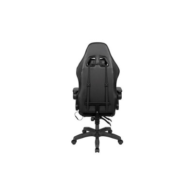 Herné masážne kreslo Warrior GX-150 Kruger&Matz čierne LED