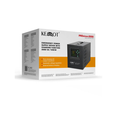 Záložný zdroj PROsinus-2000 12V 230V 2000VA/1200W KEMOT