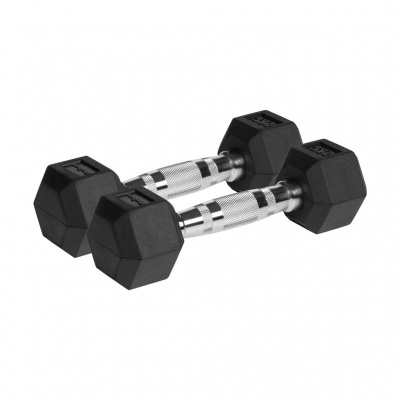 Liatinové jednoručky HEX, 2x2 kg