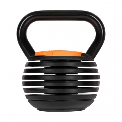 Nastaviteľný liatinový kettlebell, 2,3 – 9 kg