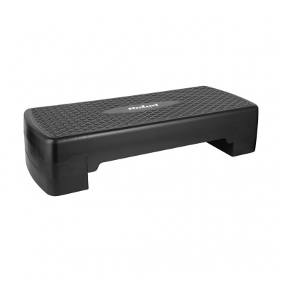 Fitness stepper, 3 výškové stupne, 68cm, BLACK