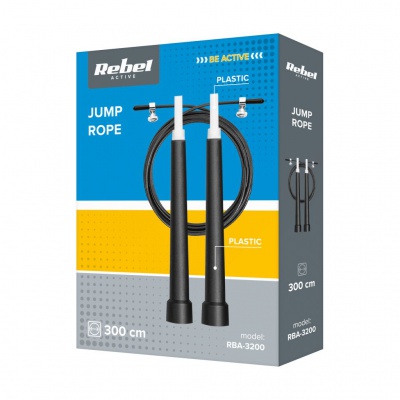 Plastové boxerské švihadlo s plastovým ložiskom - 300 cm