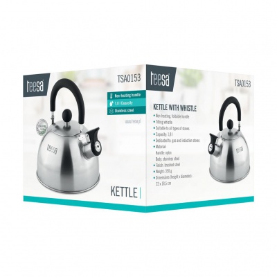 Kanvica z nehrdzavejúcej ocele s píšťalkou 1,8L